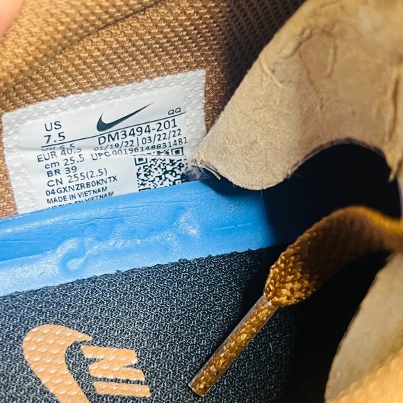 Nike SB Chron 2 Canvas Men's 7.5 Brown Tan - Picture 6 of 6